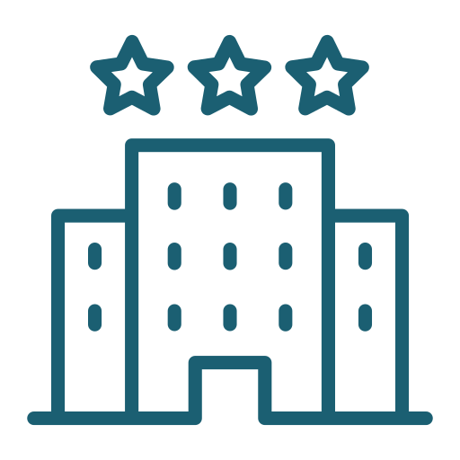 <b style="font-size: 18px;">Hospitality</b> <br/>7-star hotels, resorts, and leisure properties